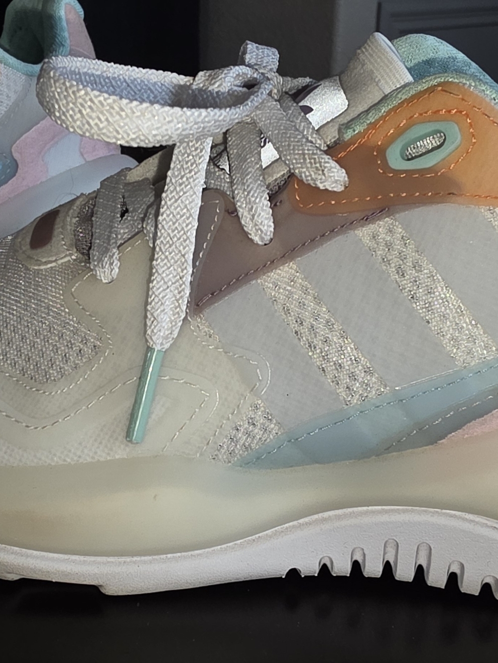 Adidas Women’s Sneakers - Mint, Peach & White
